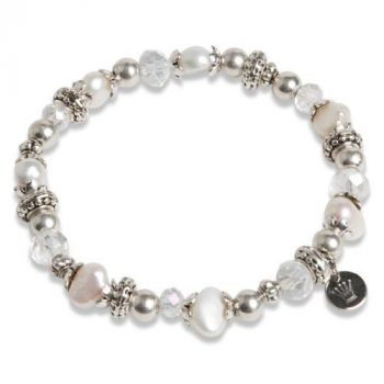 Pearls For Girls Armband Sötvattenspärlor & Kristaller
